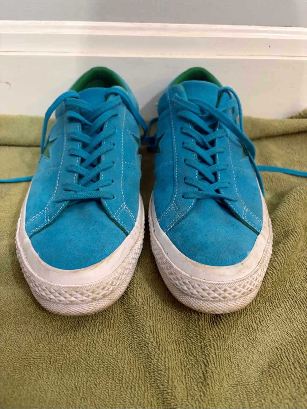 Converse Mens Size 11.5 One Star OX Prem Hawaiian OceanJolly Green 159813C